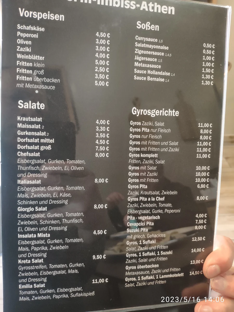 Speisekarte photo 2