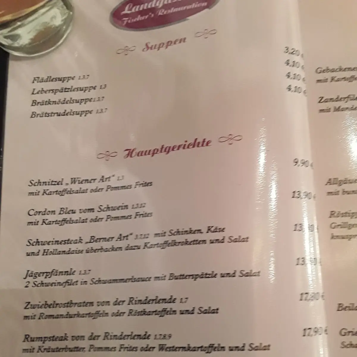 Speisekarte photo 4