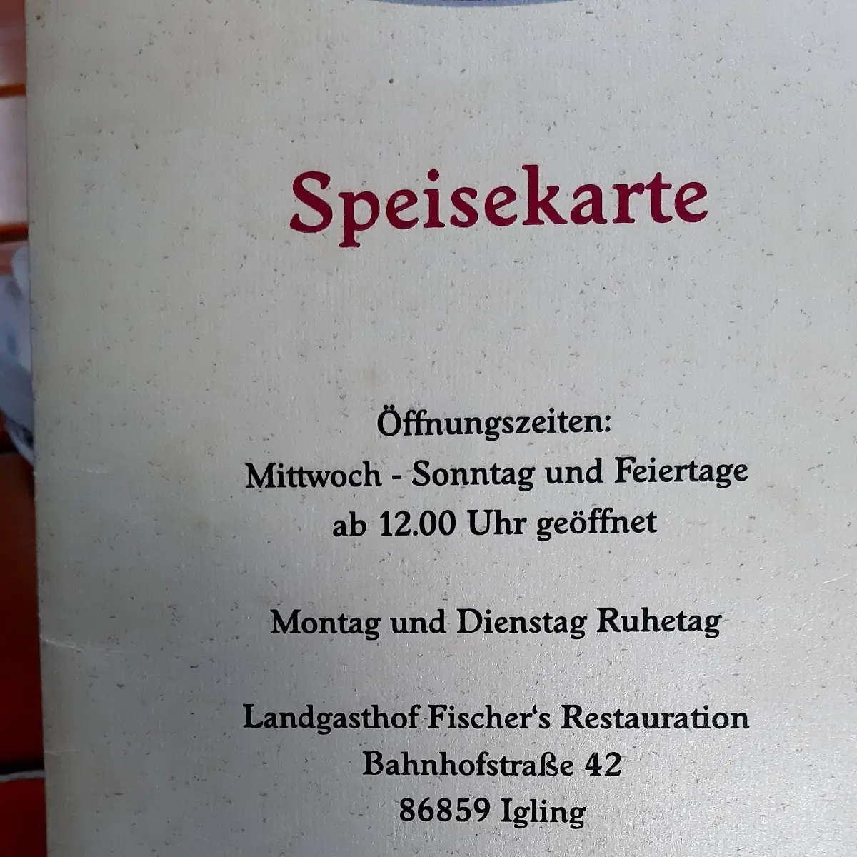 Speisekarte photo 7