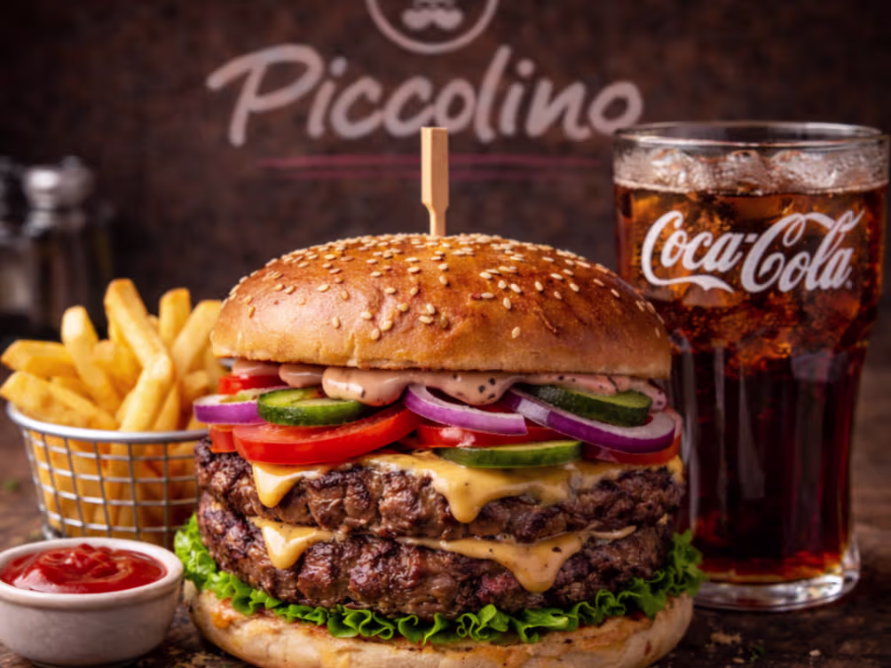 Double Hamburger Menü