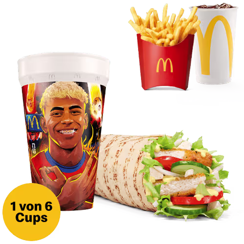 McWrap® Veggie Greek-Style Menü