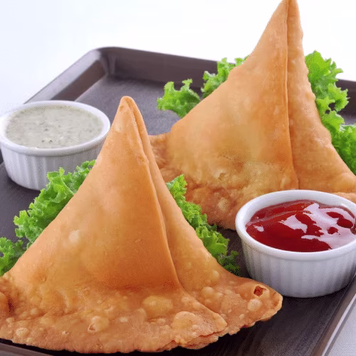 Samosa (vegetarisch, 2 Stück)