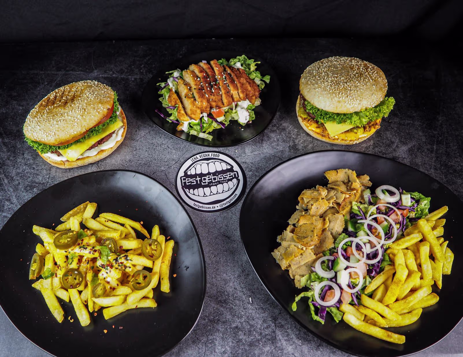 Festgebissen - jena.vegan.food Titelbild